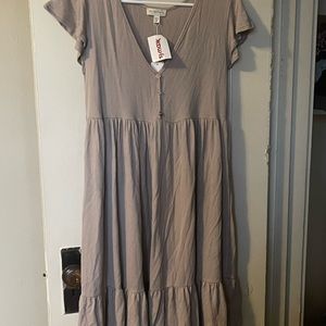 See You Monday Button-Up Dress